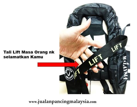 SKYGITZ MALAYSIA  Firefighter Life Vest Maximus Design For Angler Inflatable Life Jacket xx