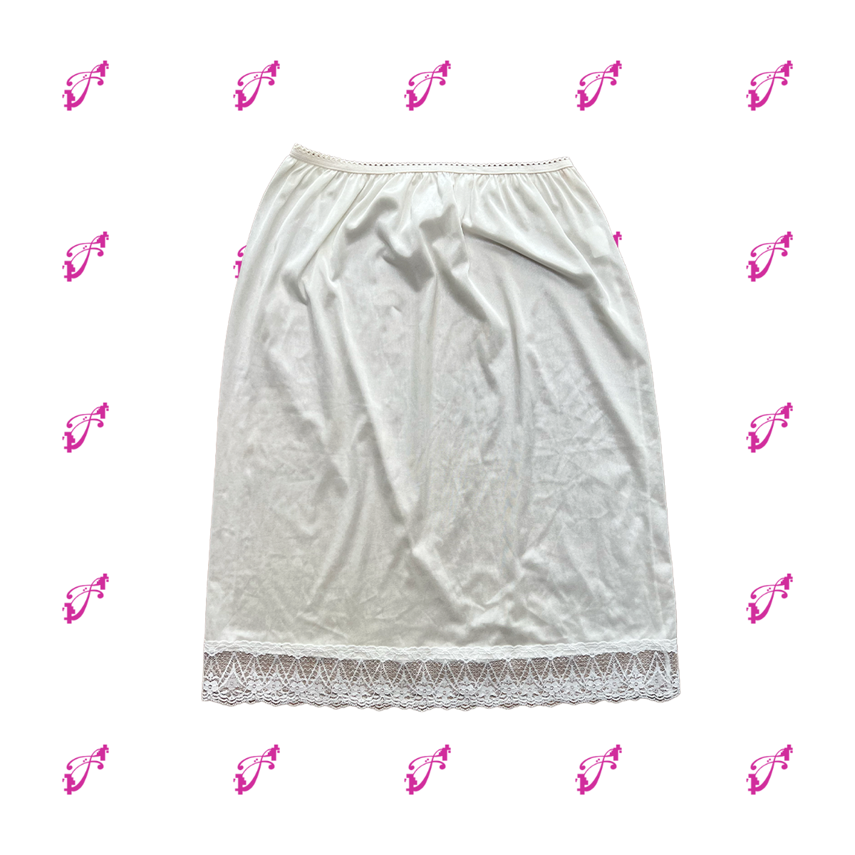 white lace skirt front