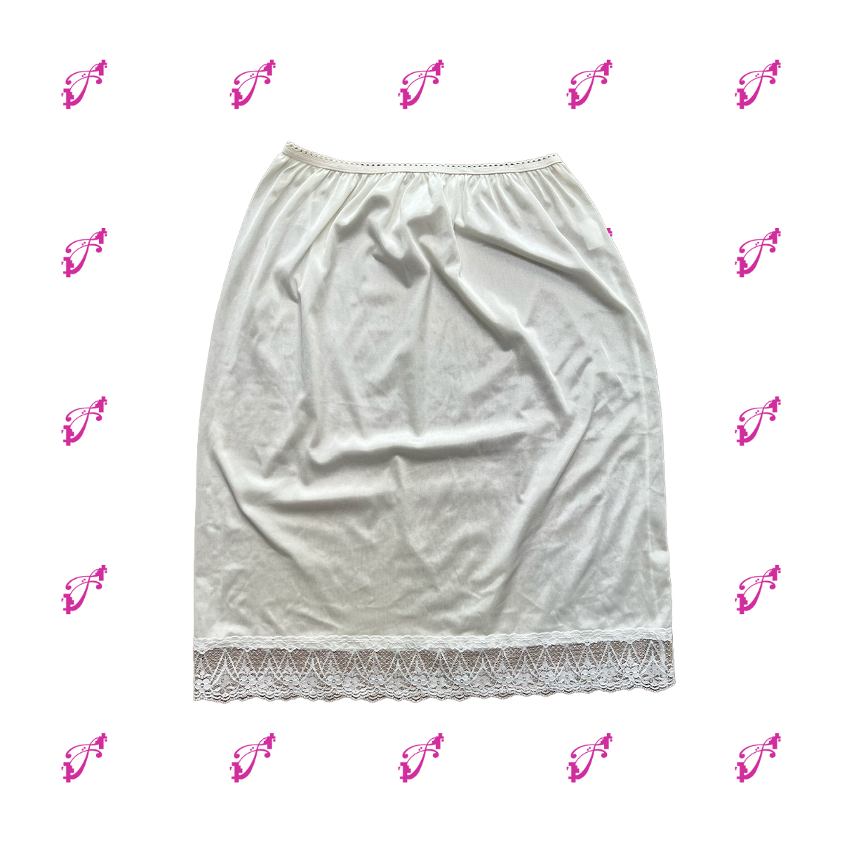 white lace skirt back