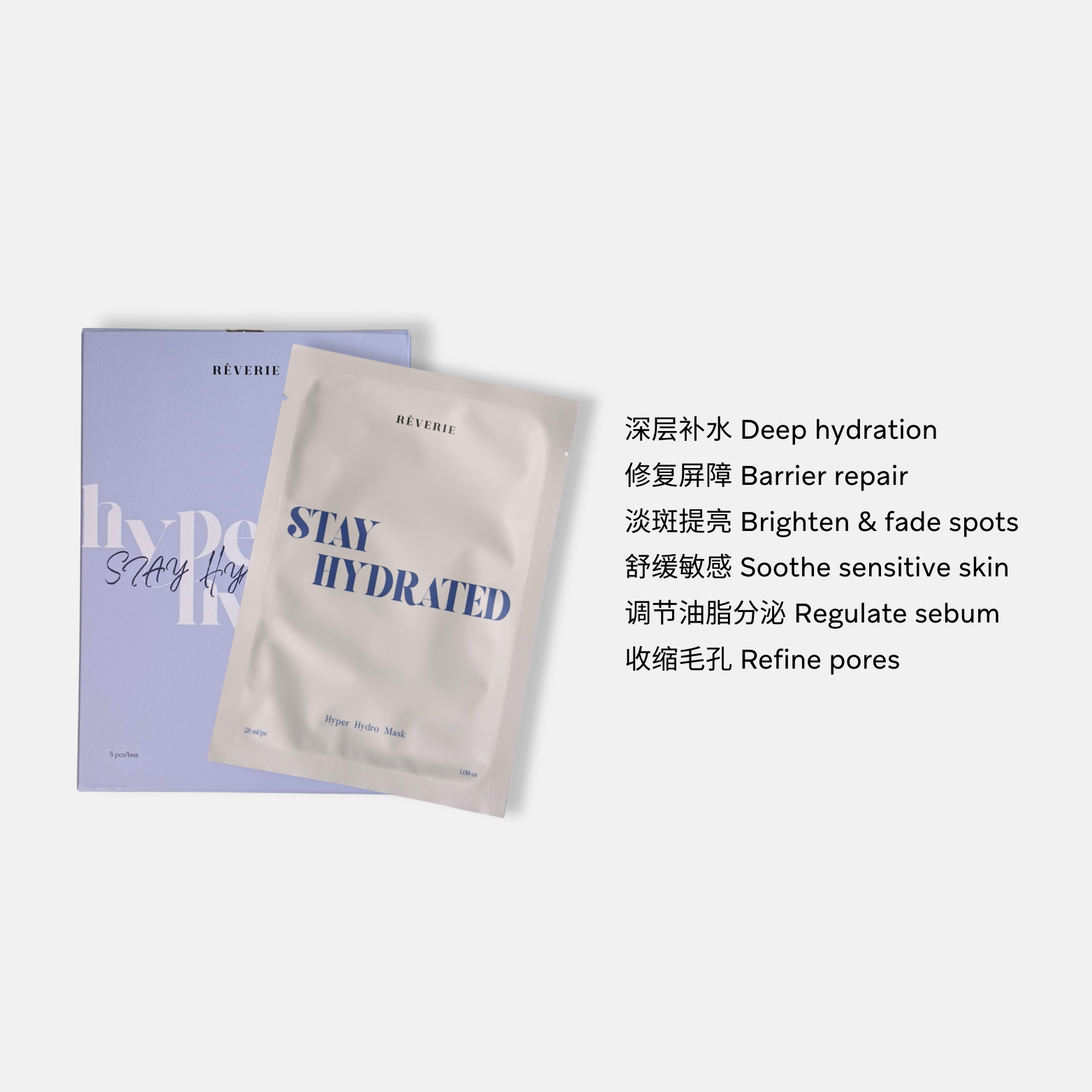 Multiex BSASM™（7大天然植物舒缓复合物） Irribate®（屏障修复专利成分） Irriguard®（5大草本屏障防护成分） Biodtox™（抗氧化专利成分） Areaumat Perpetua Irriguard ®（专利舒缓成分）