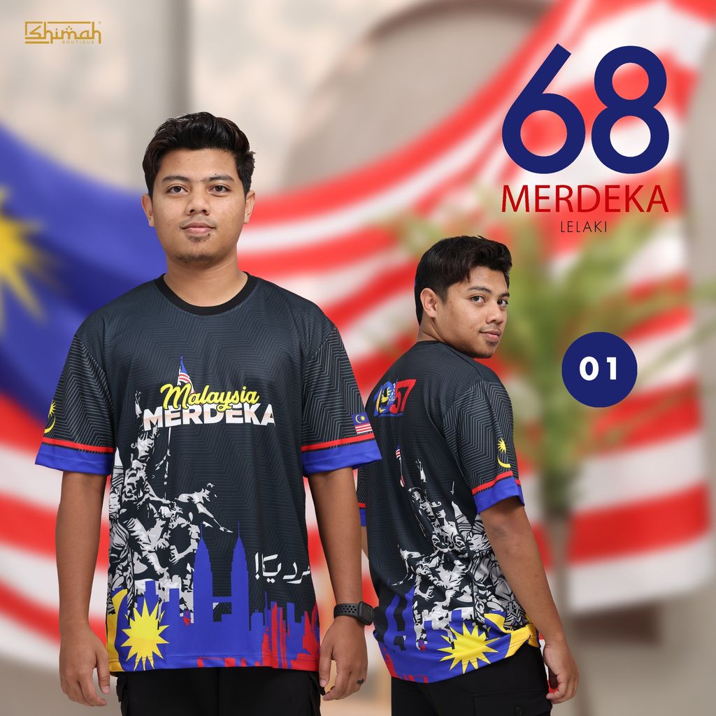 01 HITAM LELAKI ROUND NECK