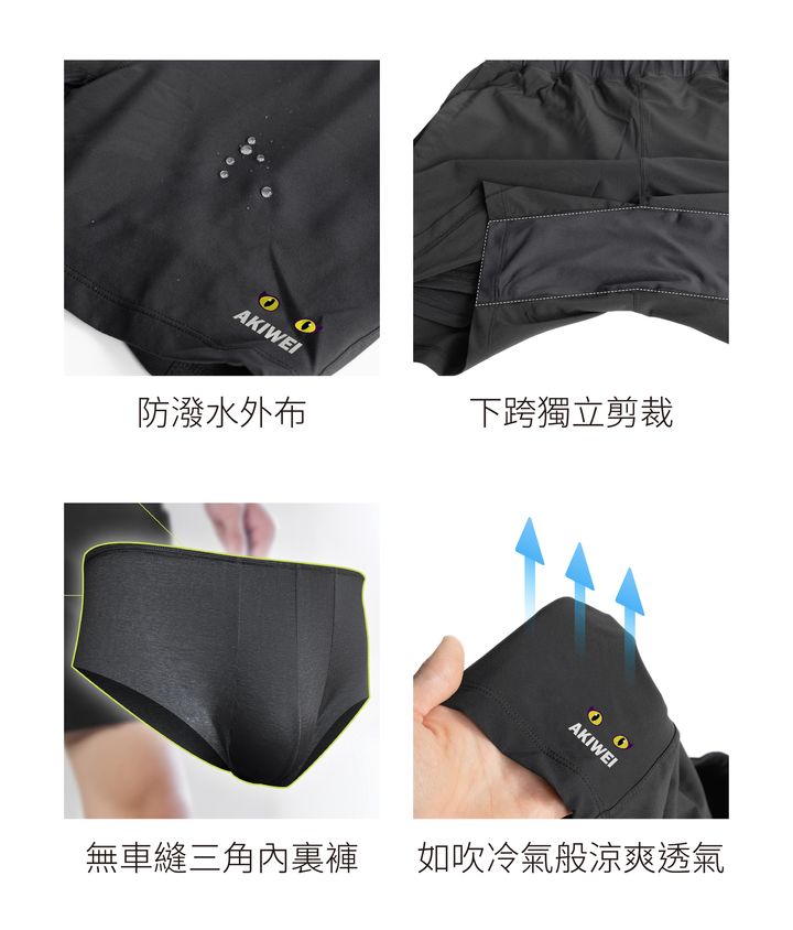 運動短褲_男_功能