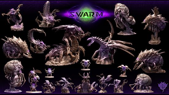 Swarm Volume2 | TAZOWORKSHOP - 3D Minature