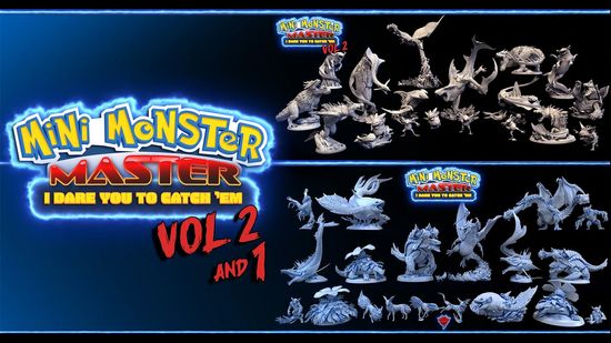 MINI MONSTER MASTER | TAZOWORKSHOP - 3D Minature