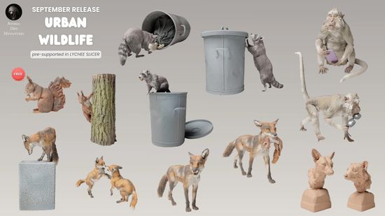 Urban Wildlife | TAZOWORKSHOP - 3D Minature