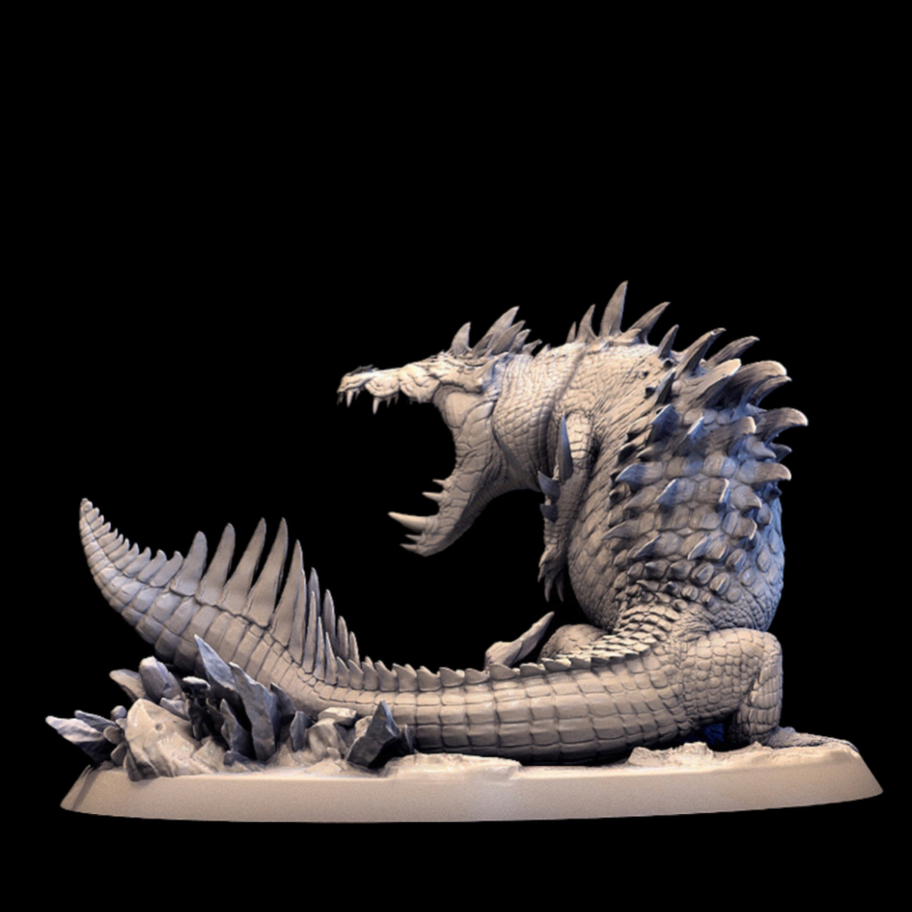 Tazo工坊[MMM] 索貝克(大力鱷)pose2Sobek (Feraligatr)pose2 3D列印