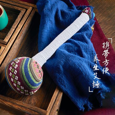 手作艾絨養生布手捶 – 以利菁選