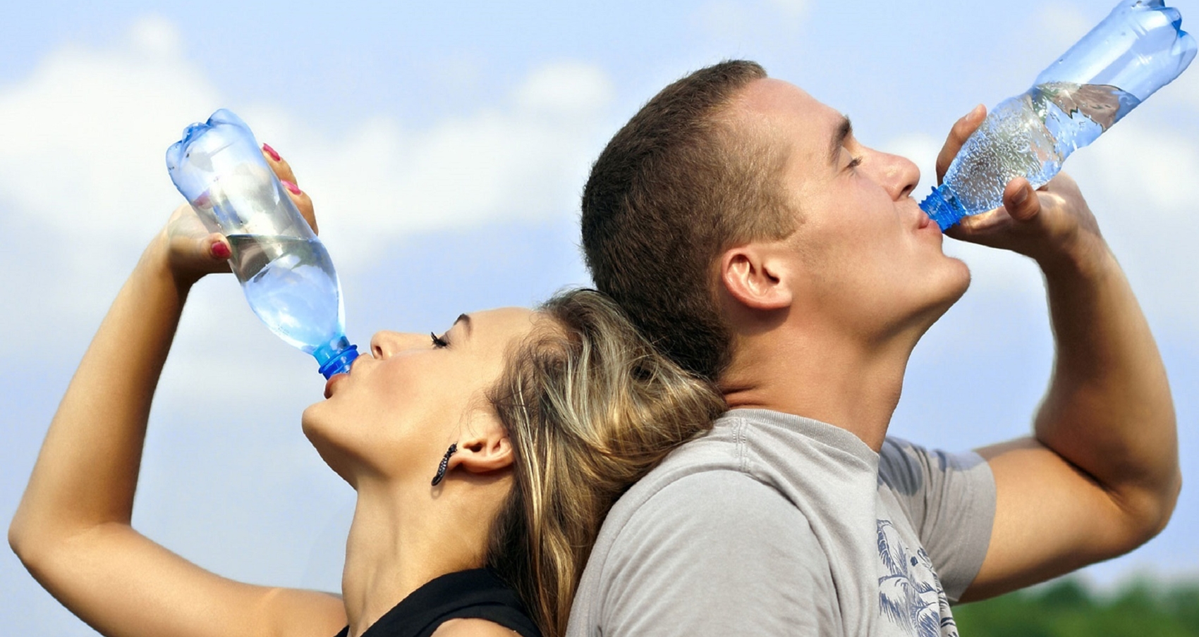 drinking water