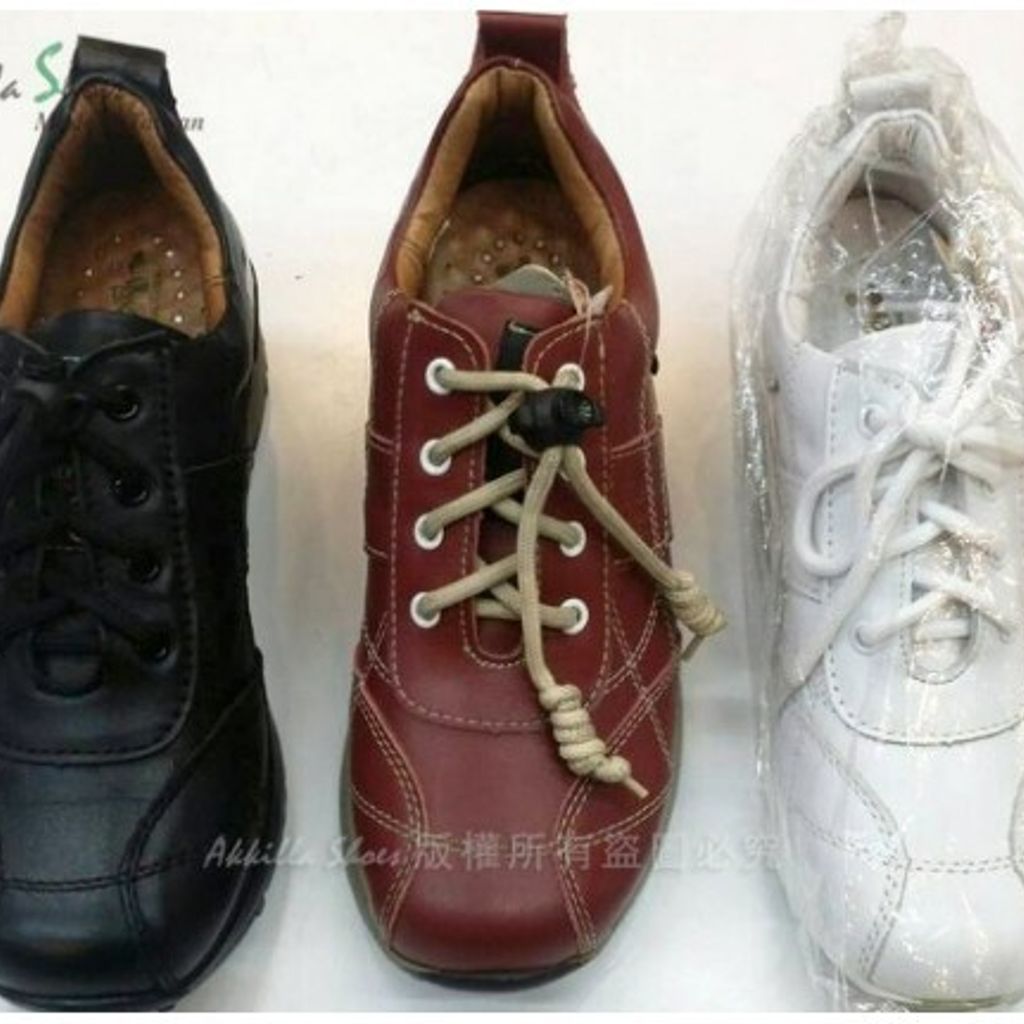 台灣製 ZOBR路豹 NEW輕盈氣墊鞋款 全真皮女休閒鞋3709特價1190