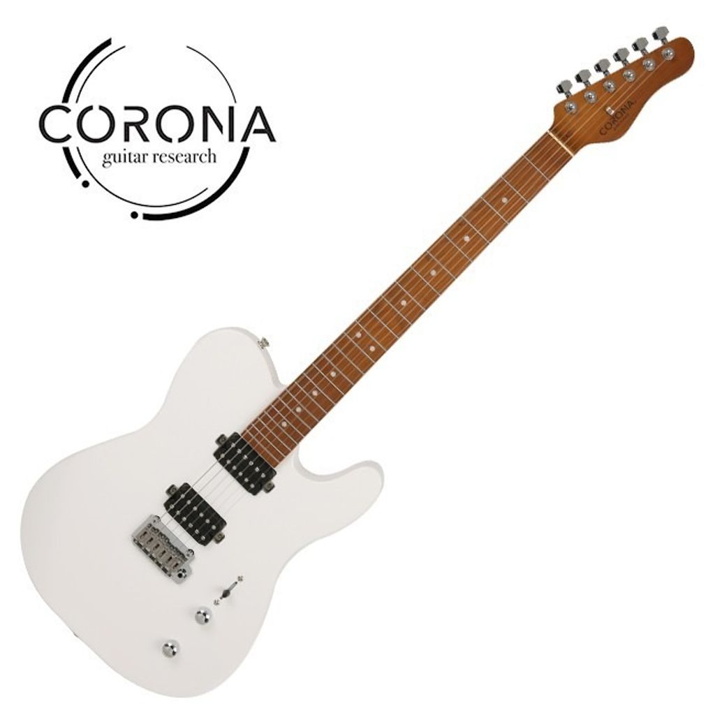 韓國第一品牌電吉他 CORONA MODERN PLUS T T24 OWT TELE24格烤楓木指板 奧林匹克白