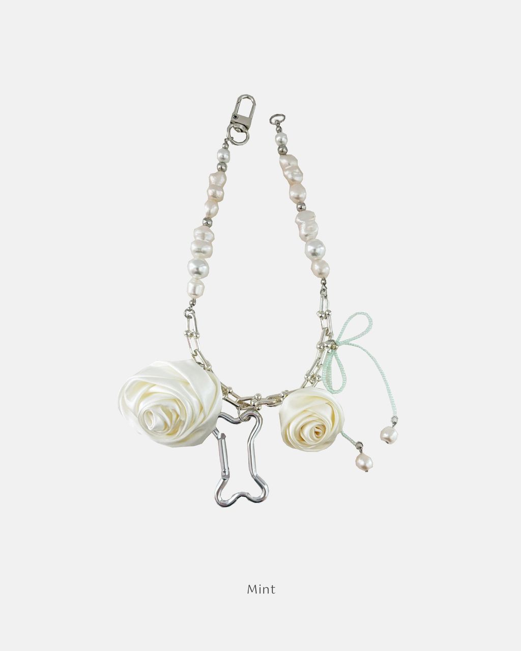 玫瑰蝴蝶結項鍊-09