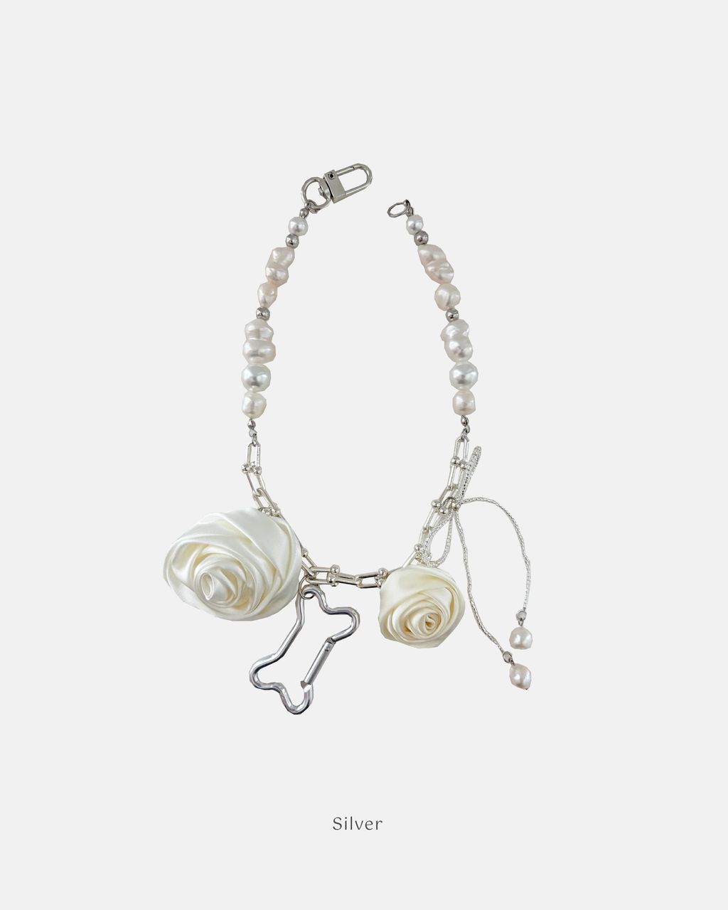 玫瑰蝴蝶結項鍊-10