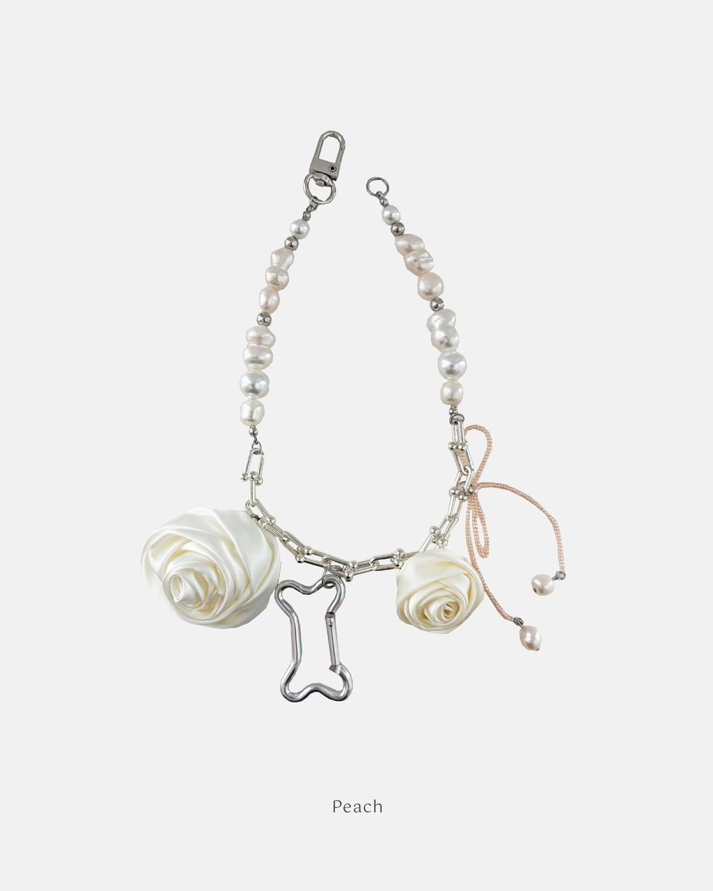 玫瑰蝴蝶結項鍊-08