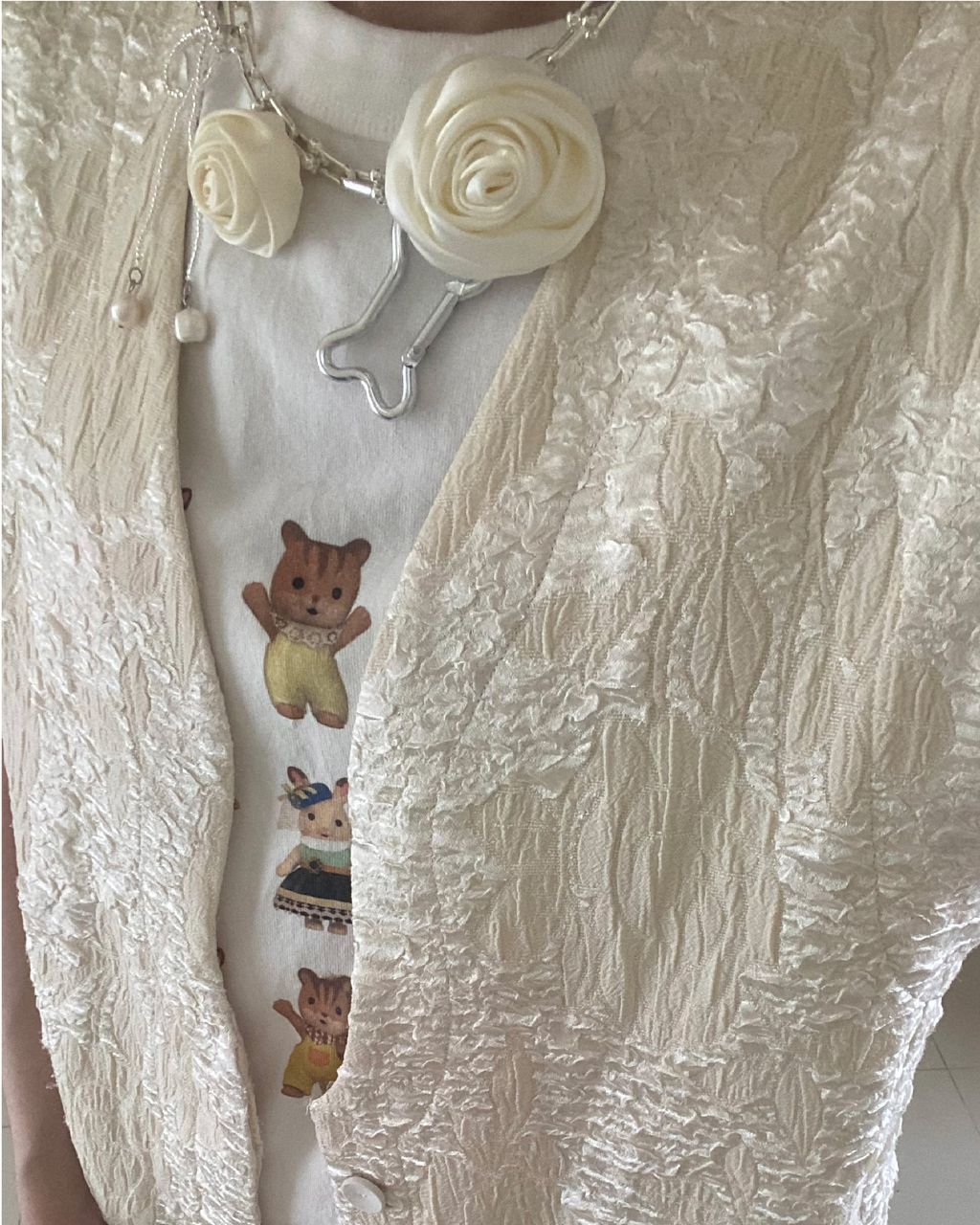 玫瑰蝴蝶結項鍊-02