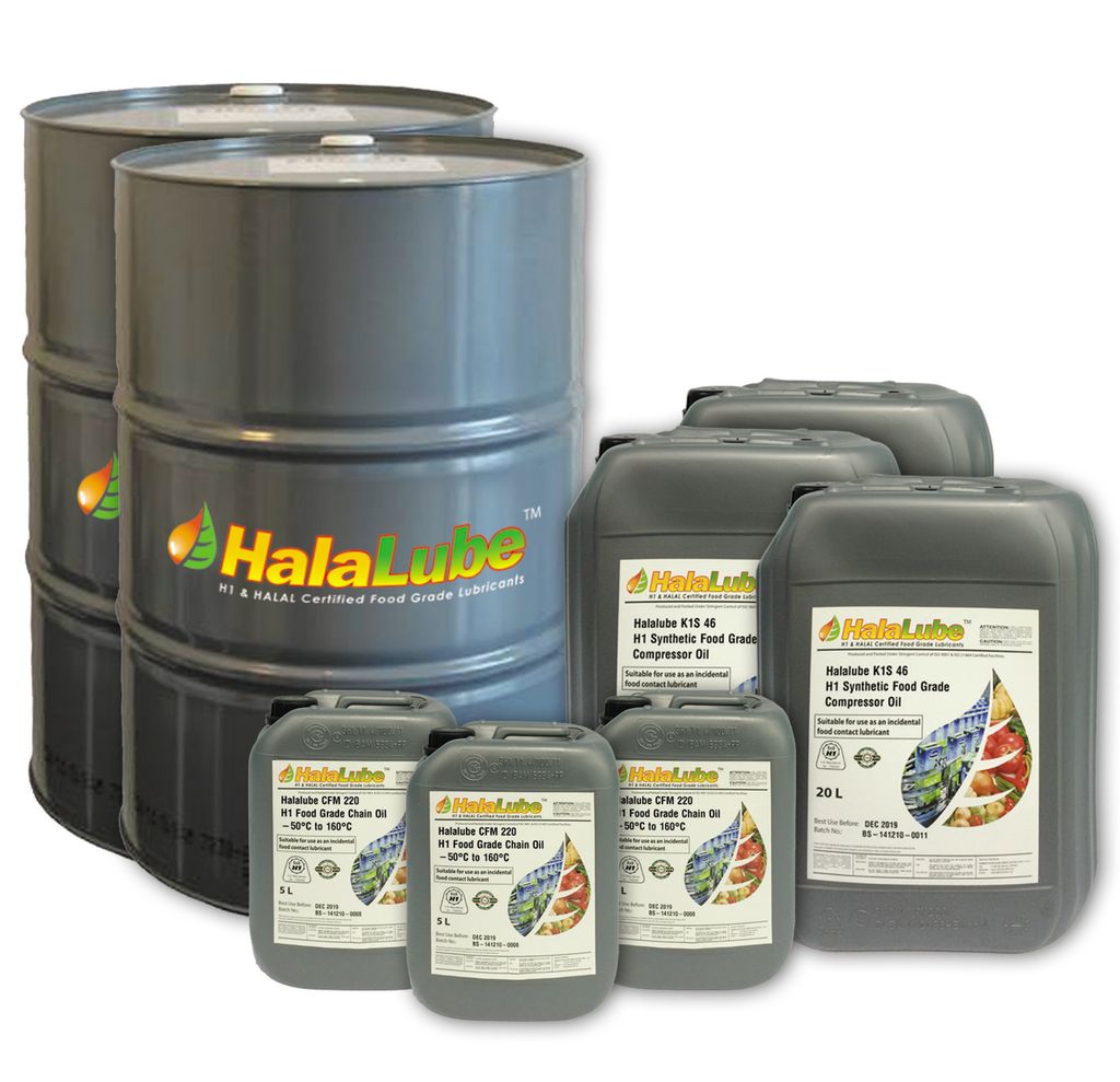 Halalube pails and drum photo