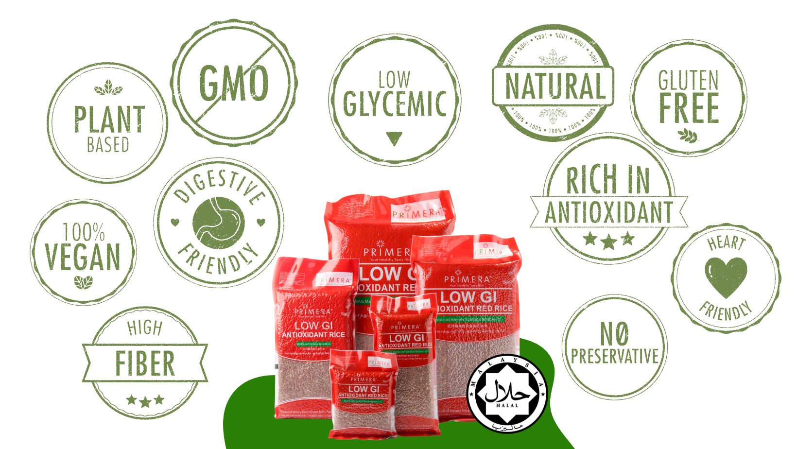 Primera Low GI Red Rice – Clinically Proven for Better Health