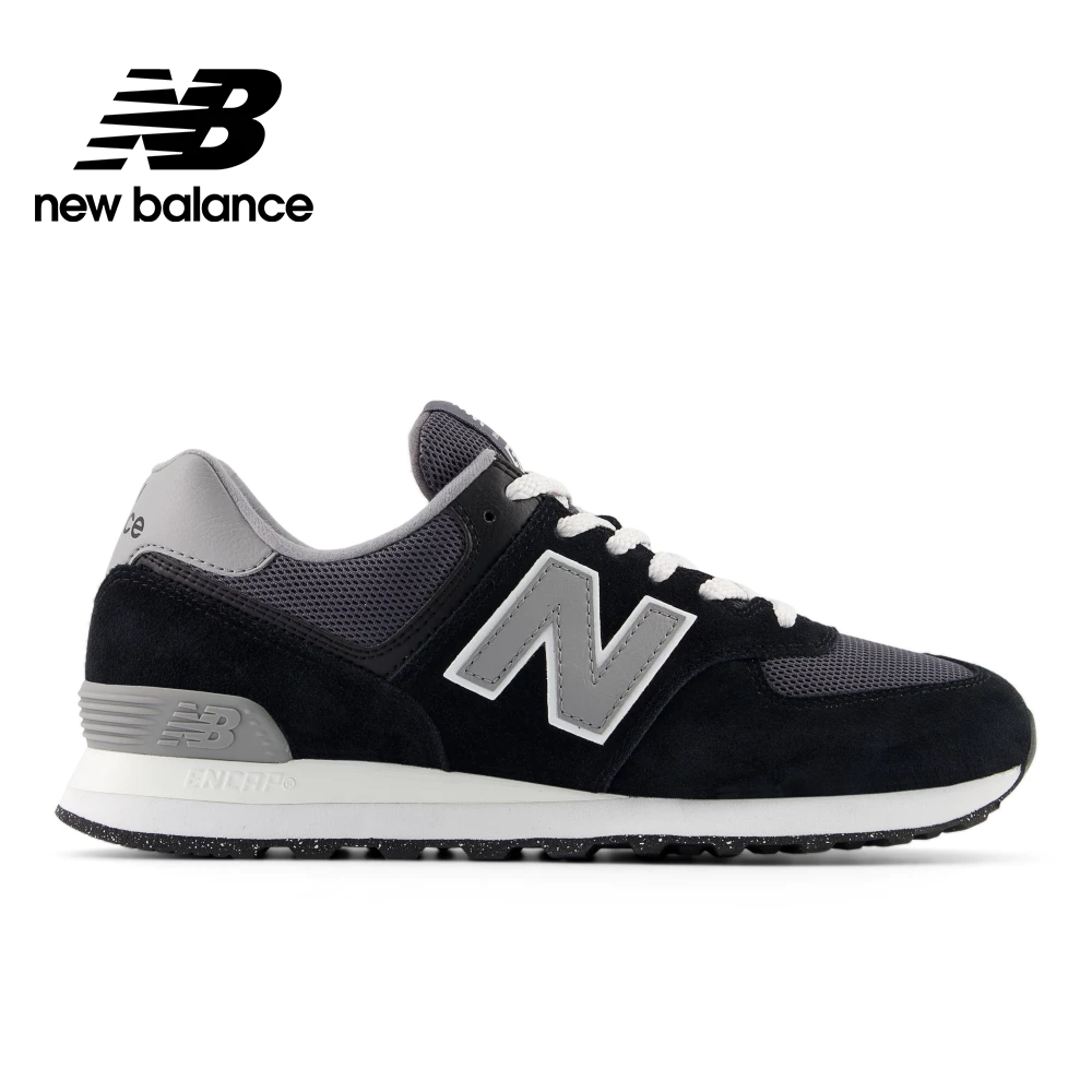 【New Balance】 NB 復古鞋_中性_黑灰色_U574TWE-D楦 574 (蝦皮獨家款)