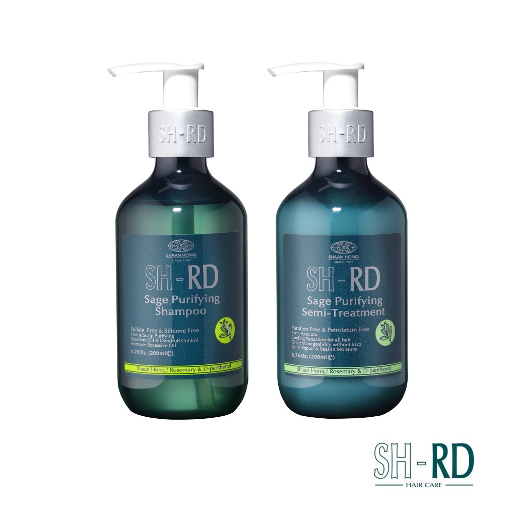 【SH-RD】鼠尾草控油清爽組【贈品二選一】鼠尾草控油清爽洗髮精200ml 鼠尾草控油平衡護髮素200ml 控油 洗髮