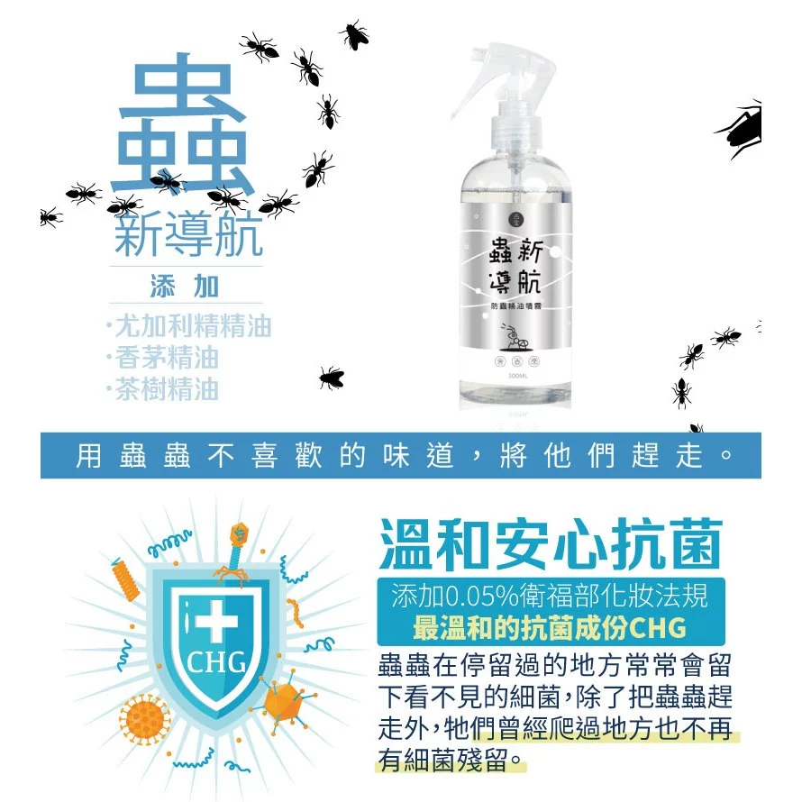 【古寶】蟲新導航 防蟲精油噴霧 300ml 4