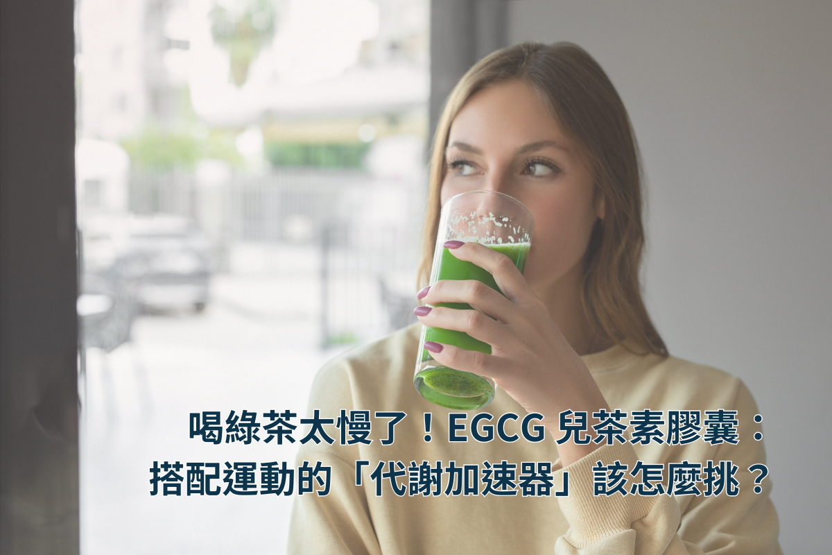 喝綠茶太慢了！EGCG 兒茶素膠囊： 搭配運動的「代謝加速器」該怎麼挑？