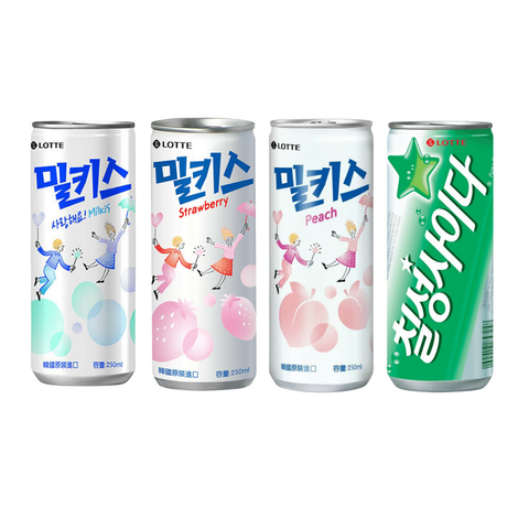 【蝦皮】韓國樂天Milkis乳酸碳酸飲料 250ml