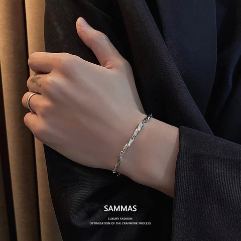 純正鈦鋼 莫比烏斯手鍊 4