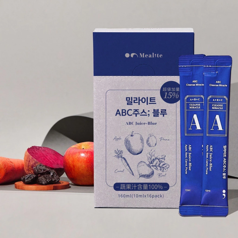 韓國 Mealite ABC蔬果美妍飲 加量新升級16包裝 超濃縮 低卡路里 胡蘿蔔 總經銷公司貨 ABC果汁 2