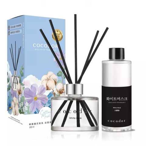 【cocodor】經典擴香瓶200ml+擴香補充瓶200ml 1+1套組 1