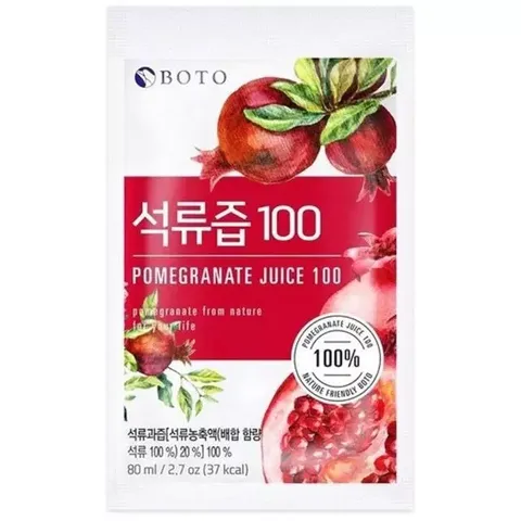 韓國 現貨 箱出宅配 BOTO 女王奇蹟 紅石榴美妍飲 桔梗水梨汁 石榴汁 櫻桃汁 boto Boto