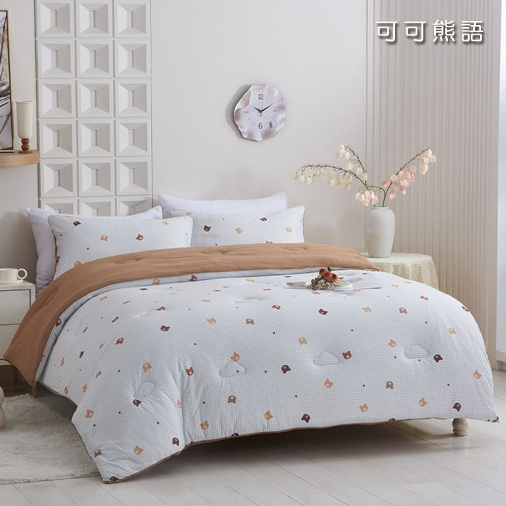 新款PUROTEX益生菌棉花糖床包組-可可熊語
