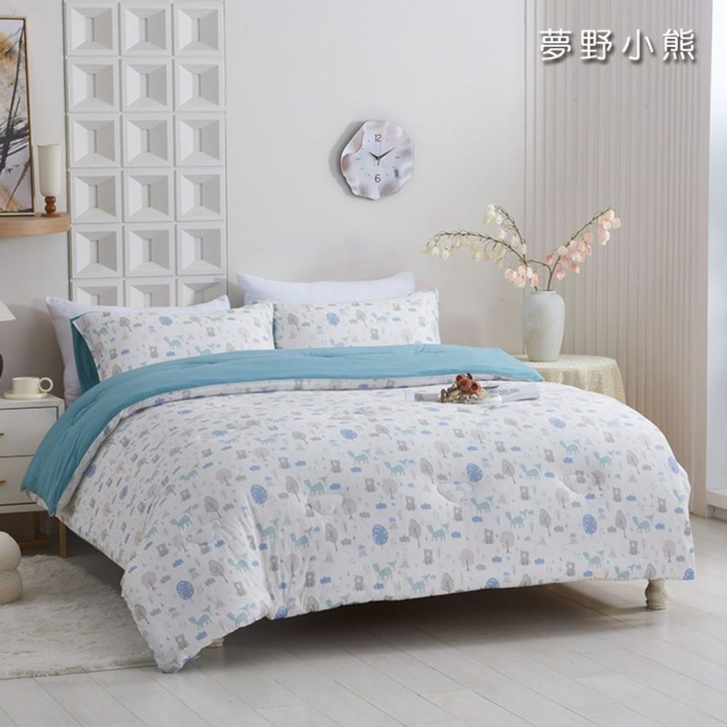 新款PUROTEX益生菌棉花糖床包組-夢也小熊