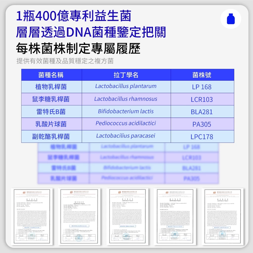 Joyvita優樂維 400億添加量小藍瓶全能益生菌 獨家專利菌株 高效調整體10