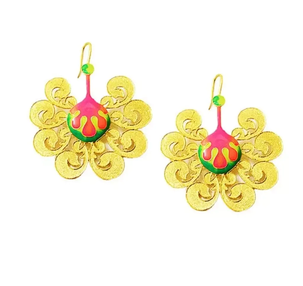 baroque earrings