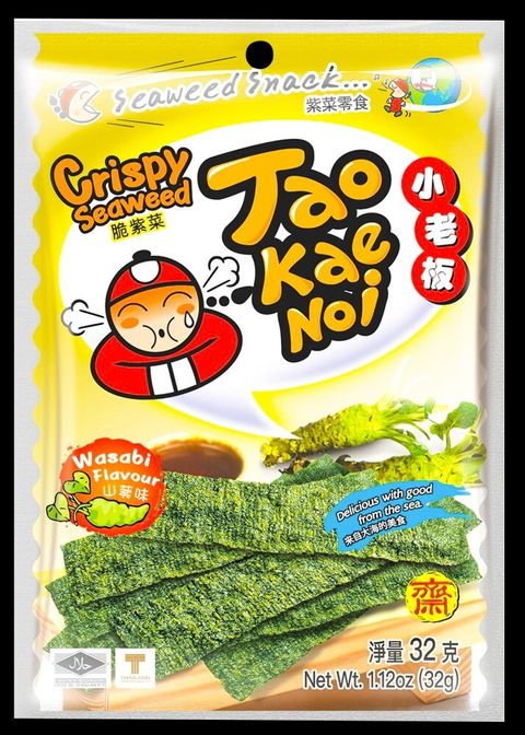 小老板厚片海苔(山葵味)