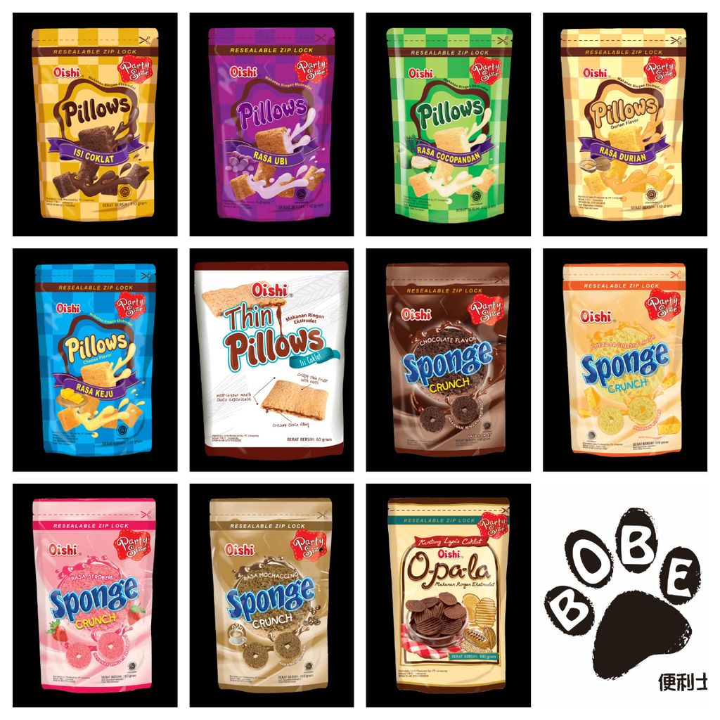 Oishi 枕頭造型餅乾 0