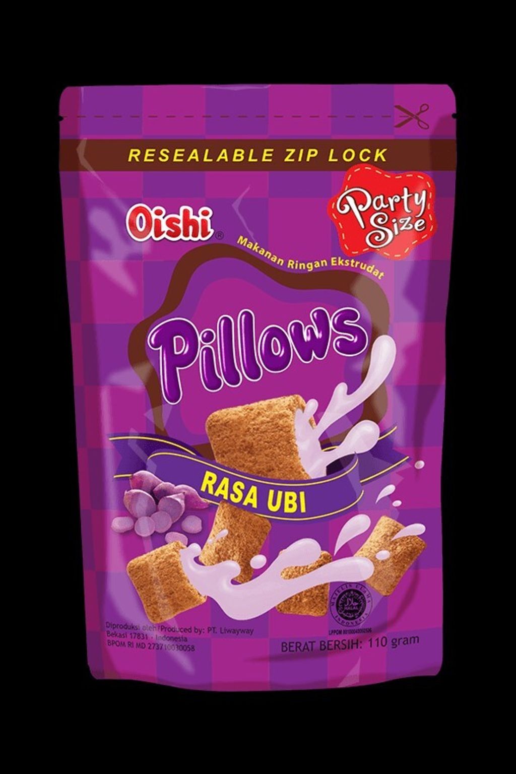 Oishi 紅薯風味枕頭造型餅乾