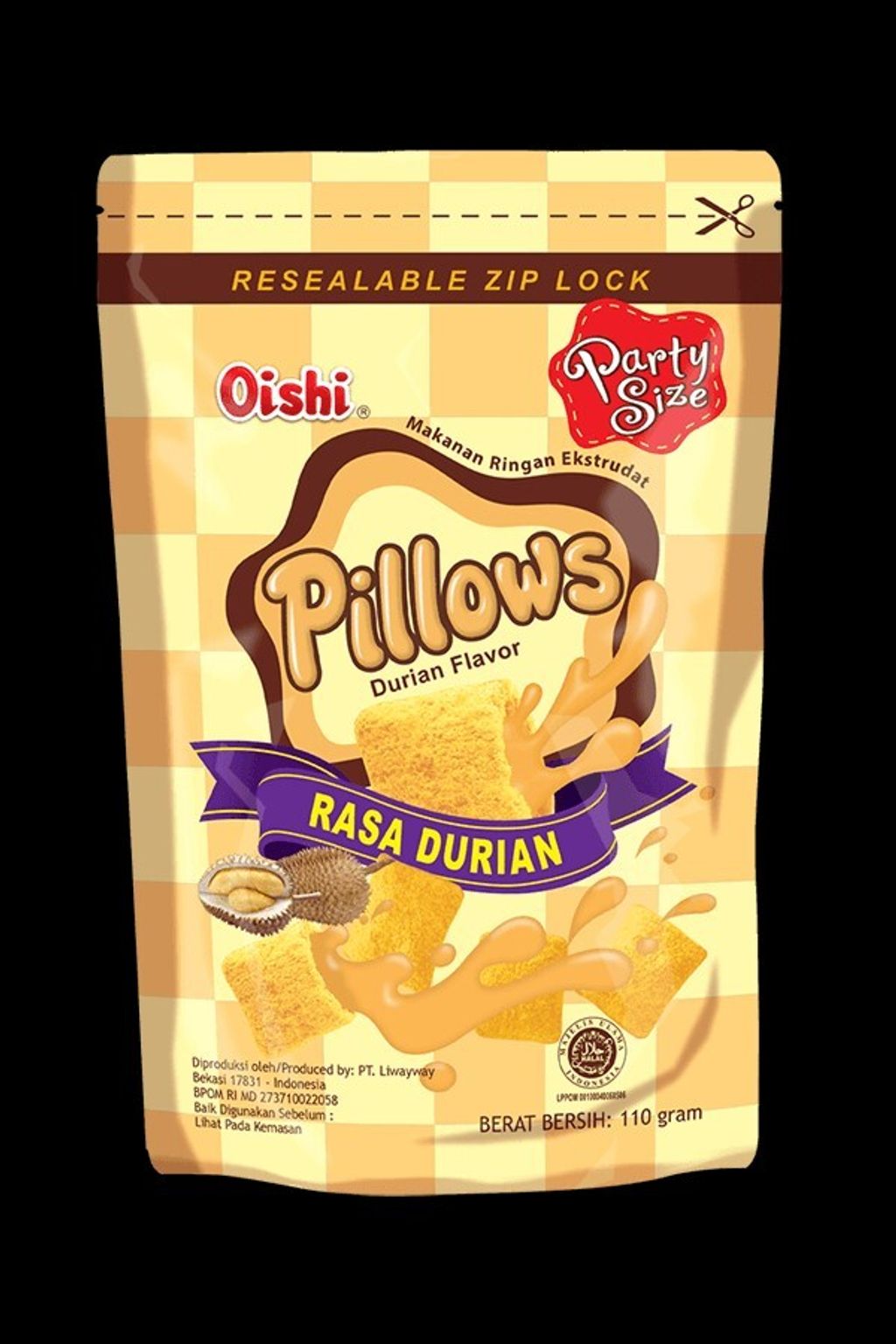 Oishi 起司風味枕頭造型餅乾