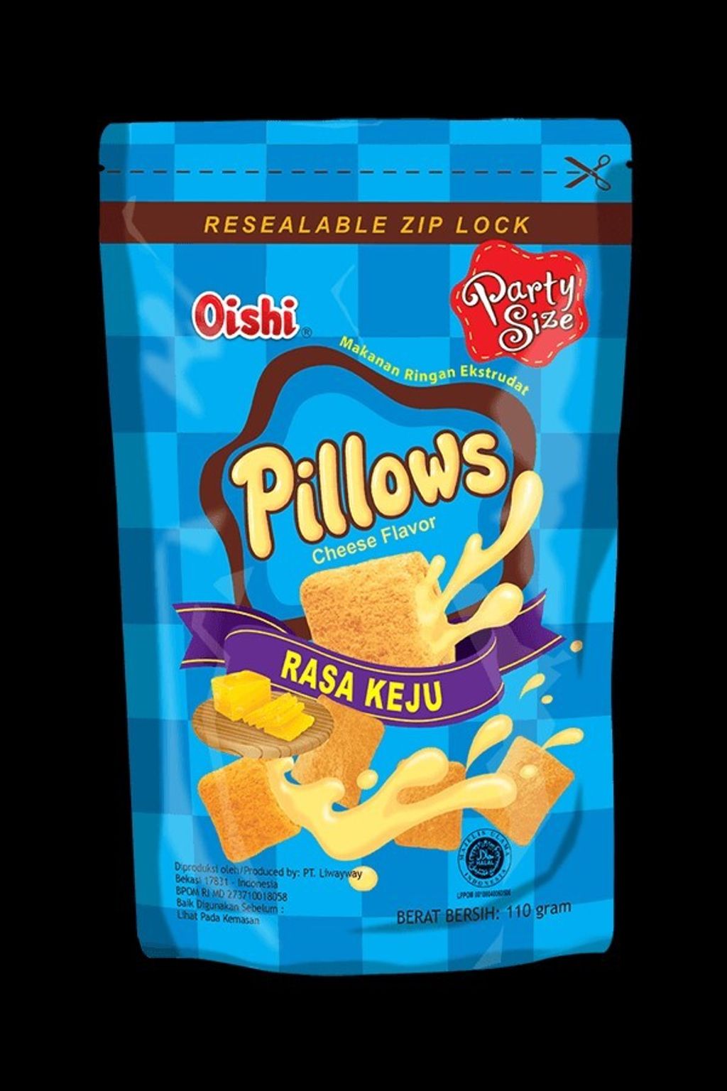 Oishi 榴槤風味枕頭造型餅乾