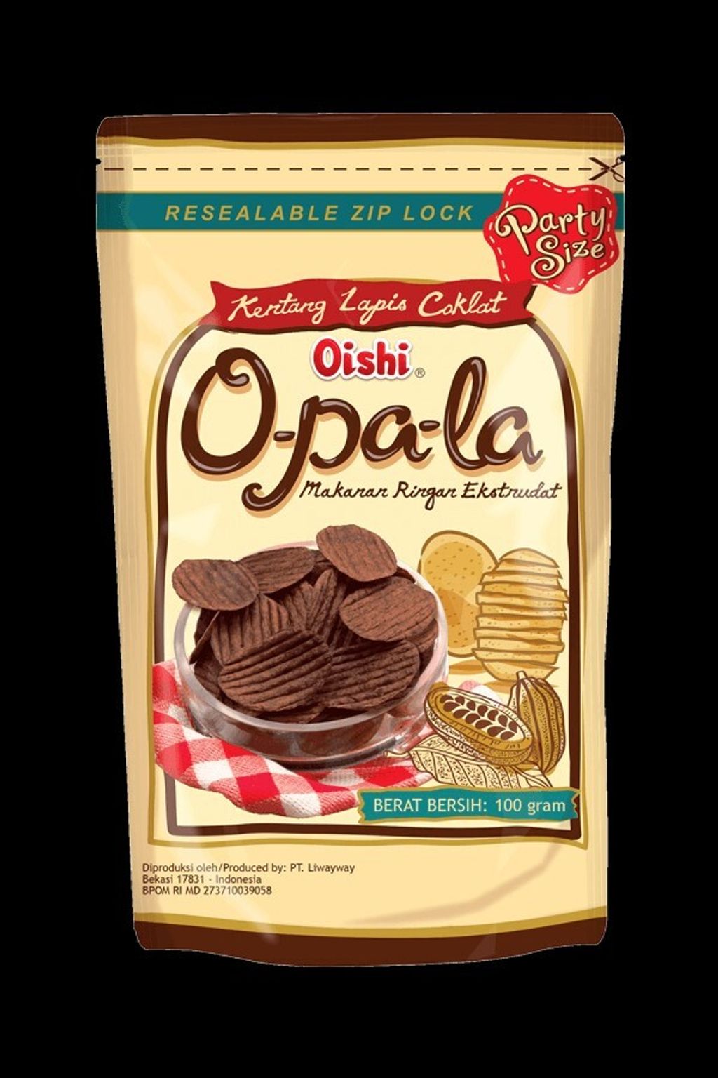 Oishi 可可風味脆片