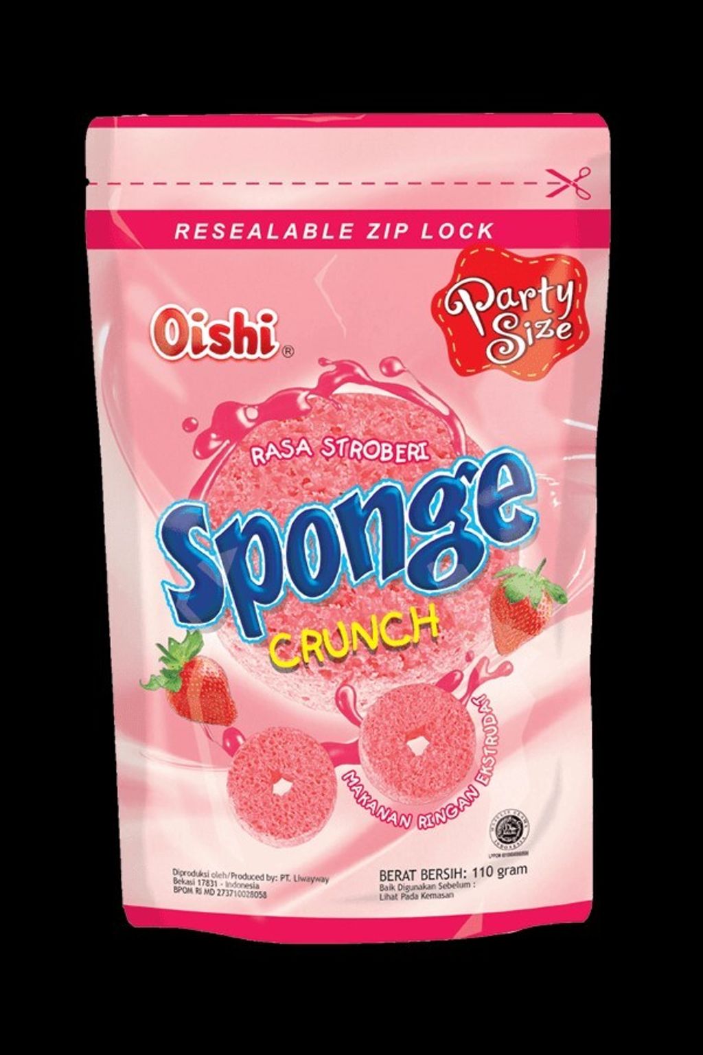 Oishi SPONGE草莓甜甜圈