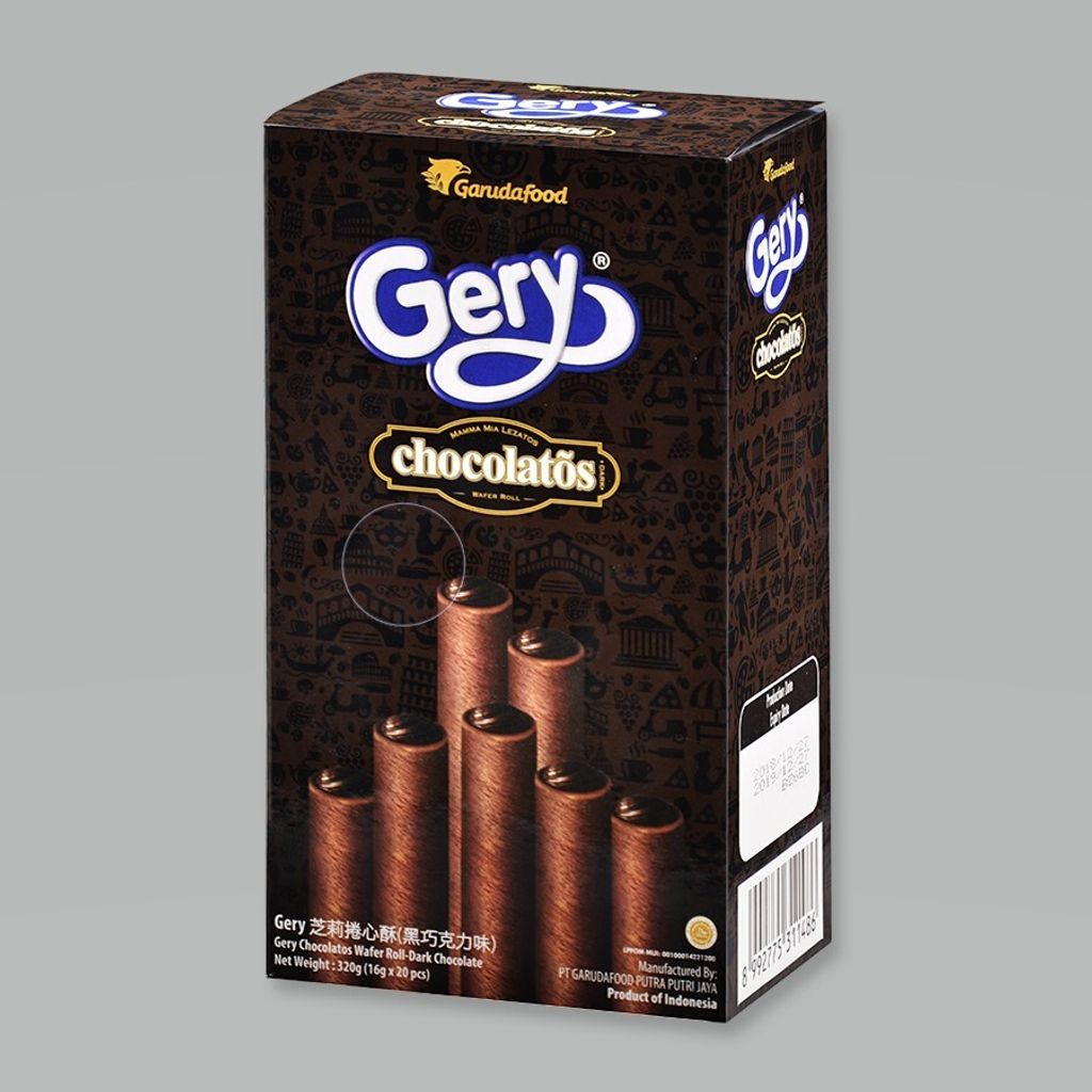 Gery芝莉捲心酥(黑巧克力味) 0