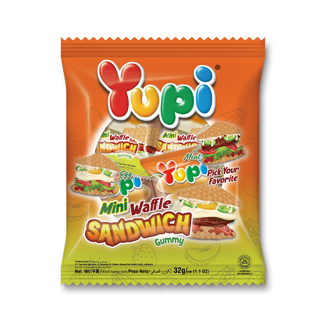 呦皮鬆餅三明治造型軟糖