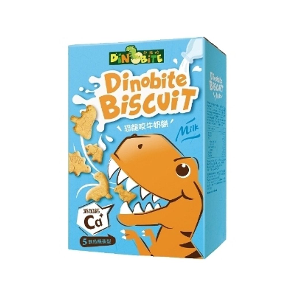 Dinobite 餅乾 牛奶