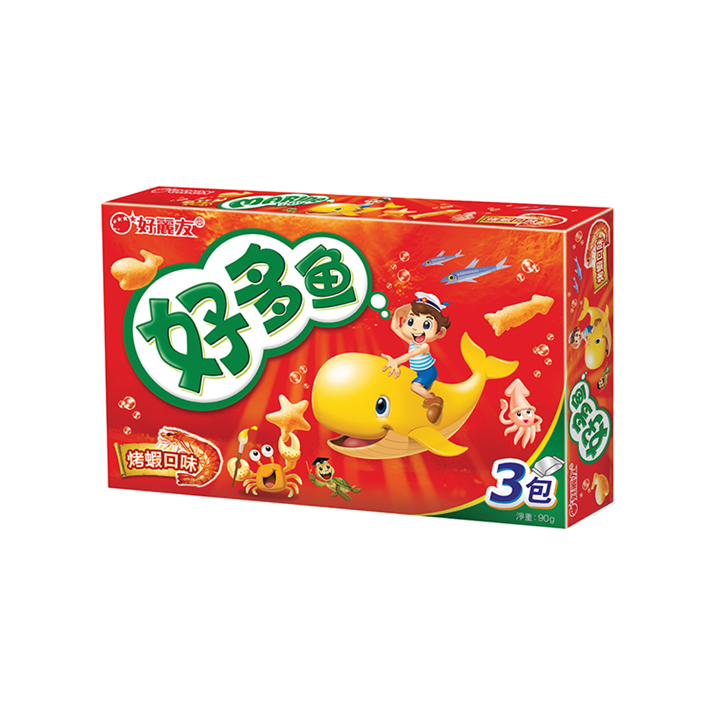 好麗友好多魚餅乾(烤蝦口味)-90G