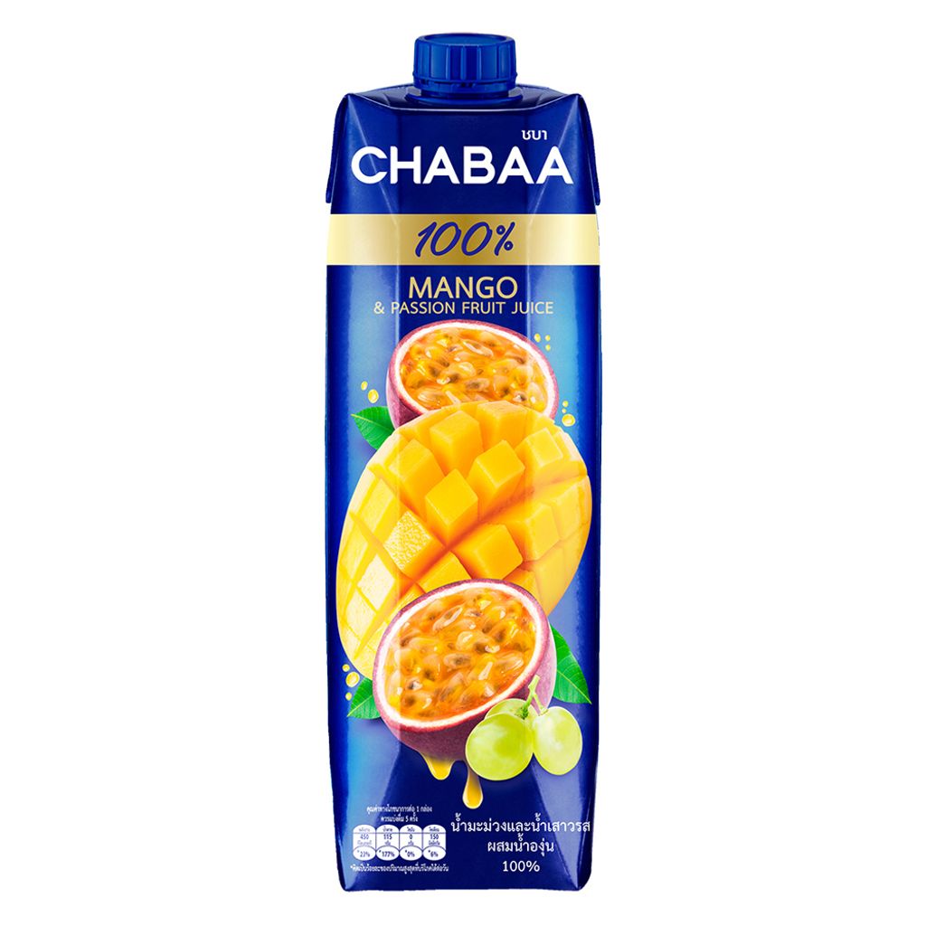 啜吧-100%芒果佐百香果汁1000ml