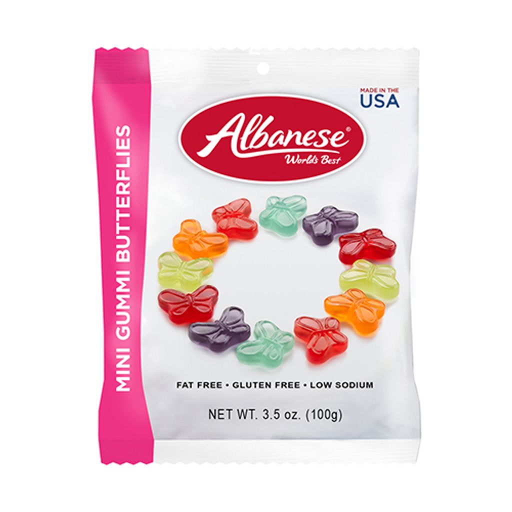 艾爾巴迷你蝴蝶造型軟糖100g