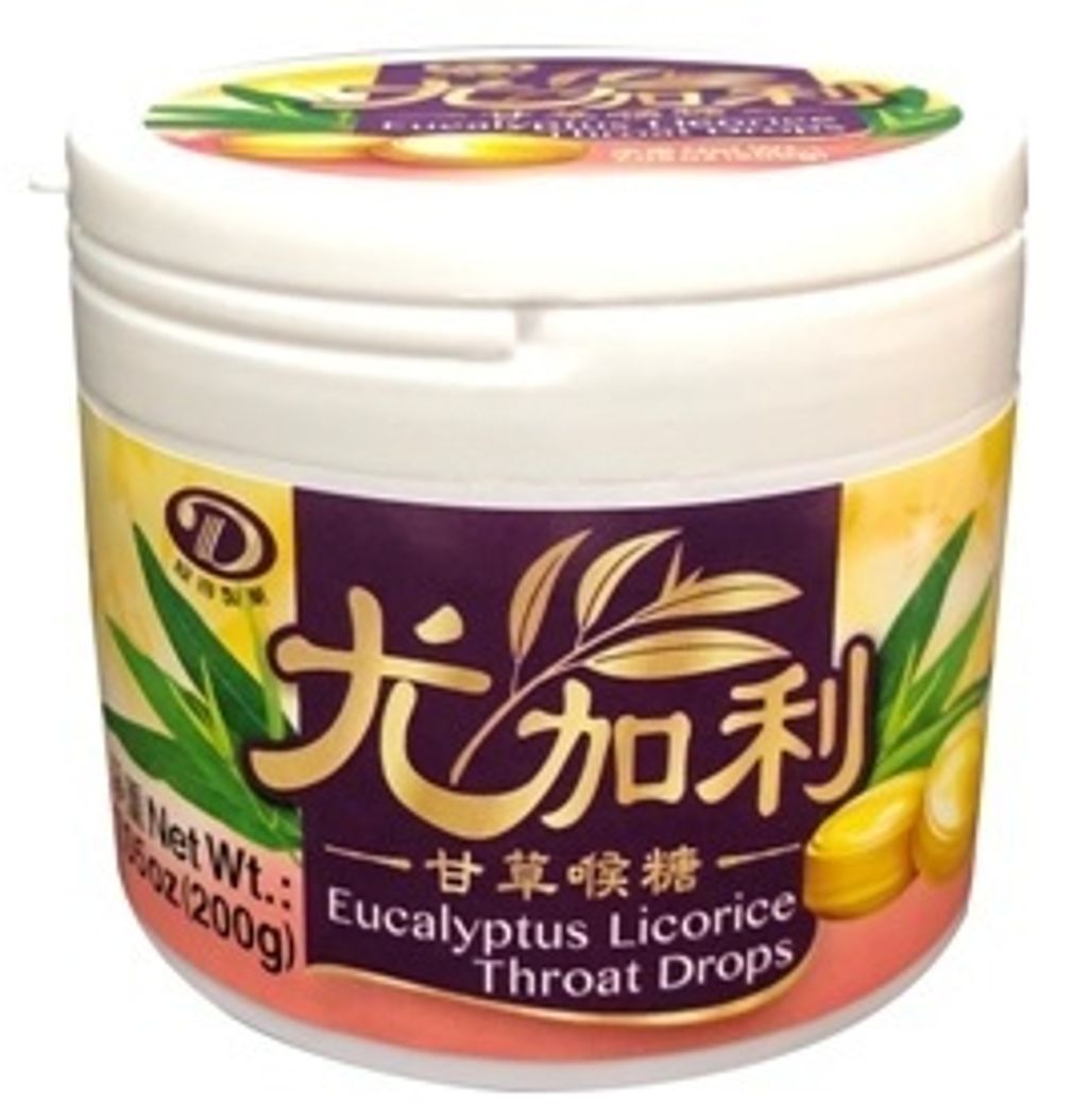 尤加利甘草喉糖