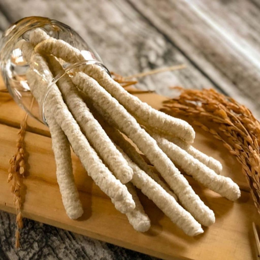 100%純米米餅-芝麻纖米條 1