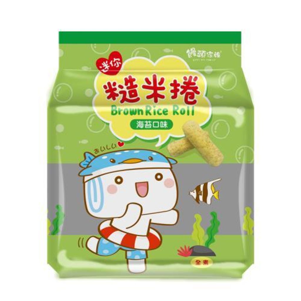 饅頭家族迷你糙米捲(海苔口味)