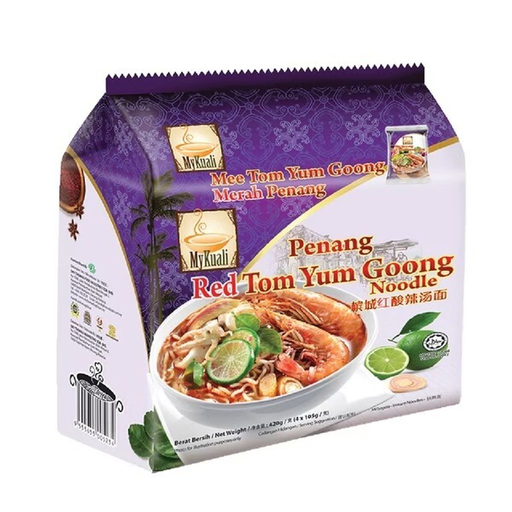 檳城紅酸辣湯麵-4入袋裝
